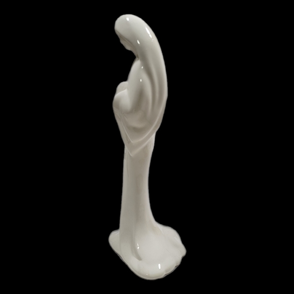 Haeger Pottery #272 Praying Madonna Mary Figurine Statue 11 1/2" Ivory White - Picture 5 of 9